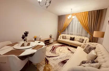 شقة - غرفة نوم - 2 حمامات للايجار في 3 برج منازل - الممزر - الشارقة - الشارقة