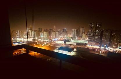 شقة - غرفة نوم - 2 حمامات للايجار في 3 برج منازل - الممزر - الشارقة - الشارقة
