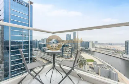 Apartment - Studio - 1 Bathroom for rent in Damac Maison Prive B - Damac Maison Prive - Business Bay - Dubai