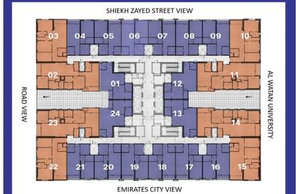 Apartment - 1 Bedroom - 2 Bathrooms for sale in Bluebell Residence - Al Amerah - Ajman