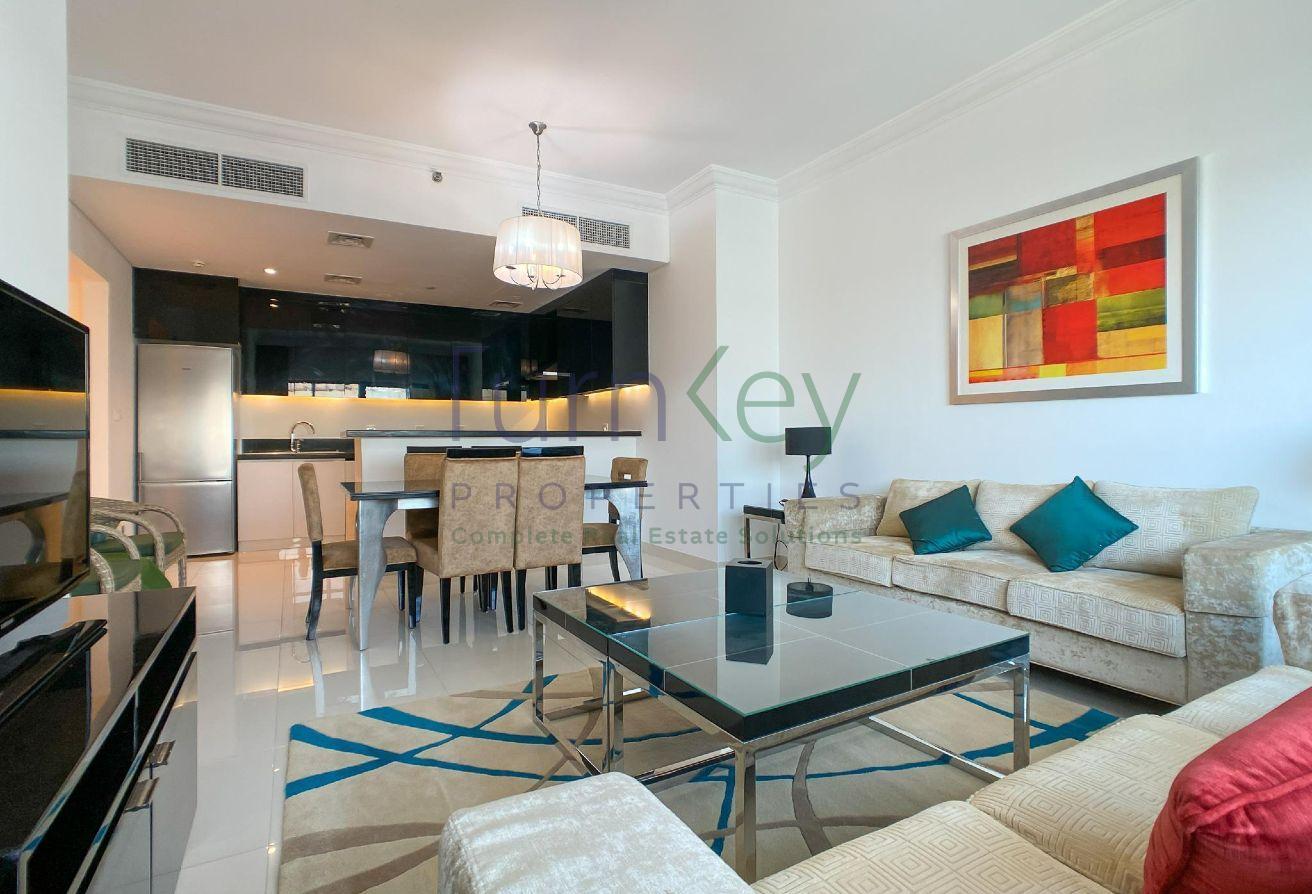 Fully Furnished | High Floor | Partial Burj View photo 10