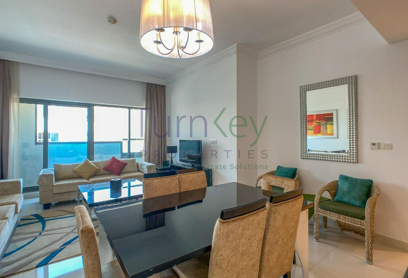 Fully Furnished | High Floor | Partial Burj View photo 4