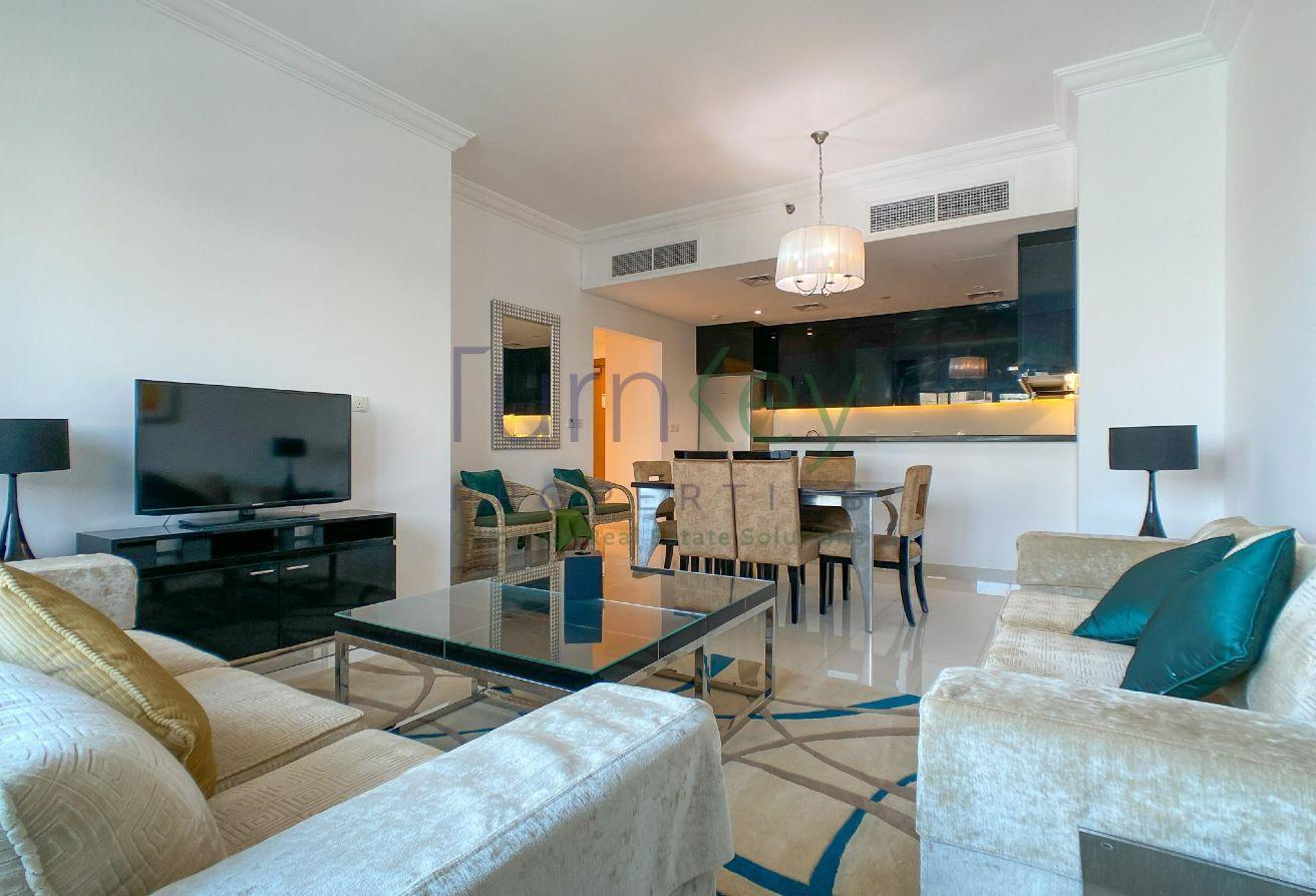 Fully Furnished | High Floor | Partial Burj View photo 9