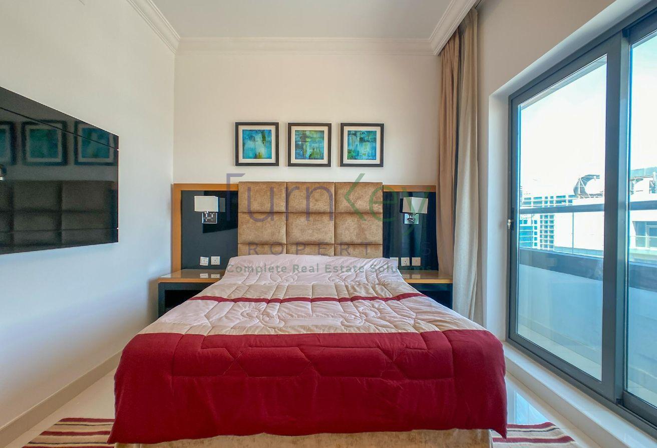 Fully Furnished | High Floor | Partial Burj View photo 14