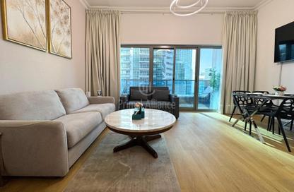Apartment - 1 Bedroom - 2 Bathrooms for rent in Zumurud Tower - Dubai Marina - Dubai