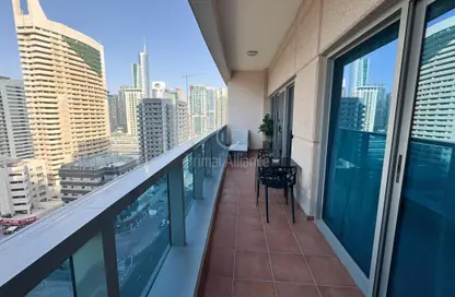 شقة - غرفة نوم - 2 حمامات للايجار في برج الزمرد - دبي مارينا - دبي