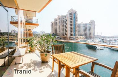 Apartment - 3 Bedrooms - 4 Bathrooms for rent in Ruby - Tiara Residences - Palm Jumeirah - Dubai