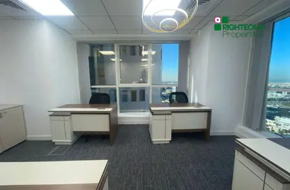 Office Space - Studio - 4 Bathrooms for rent in Aspin Tower - Sheikh Zayed Road - Dubai
