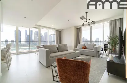 Apartment - 3 Bedrooms - 3 Bathrooms for rent in Beach Mansion Tower 1 - Beach Mansion - Emaar Beachfront - Dubai Harbour - Dubai