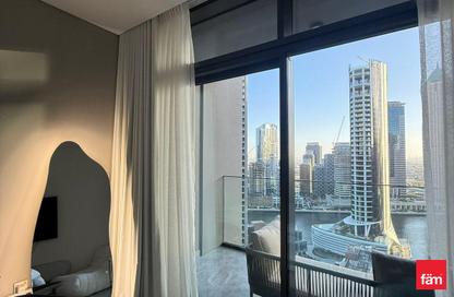 Apartment - Studio - 1 Bathroom for rent in Peninsula One - Peninsula - Business Bay - Dubai