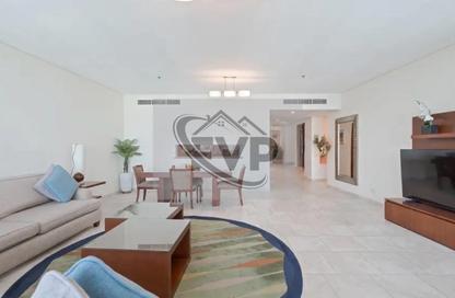 Apartment - 2 Bedrooms - 3 Bathrooms for rent in Al Fattan Marine Towers - Jumeirah Beach Residence - Dubai