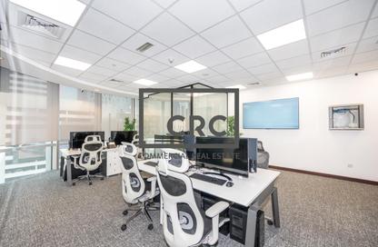 Office Space - Studio - 1 Bathroom for rent in North Tower - Emirates Financial Towers - DIFC - Dubai