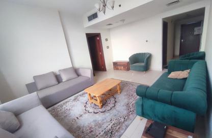 Apartment - 1 Bedroom - 1 Bathroom for rent in Orient Tower 1 - Orient Towers - Al Bustan - Ajman