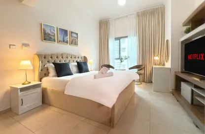 Apartment - Studio - 1 Bathroom for rent in Zumurud Tower - Dubai Marina - Dubai