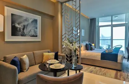 Apartment - 1 Bathroom for rent in Damac Maison Prive B - Damac Maison Prive - Business Bay - Dubai