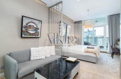 Apartment - Studio - 1 Bathroom for sale in Damac Maison Prive A - Damac Maison Prive - Business Bay - Dubai