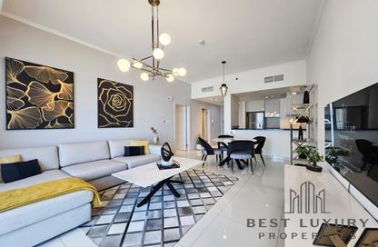 Apartment - 1 - 2 for rent in Damac Heights - Dubai Marina - Dubai