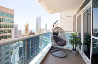 Apartment - 1 - 2 for rent in Opal Tower Marina - Dubai Marina - Dubai