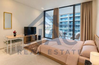 Apartment - Studio - 1 for rent in Binghatti Ghost - Dubai Healthcare City 2 - Al Jaddaf - Dubai