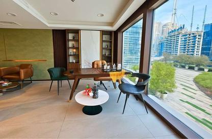 Office Space - Studio - 1 Bathroom for rent in The Binary Tower - Business Bay - Dubai