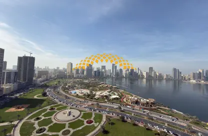 Office Space - Studio - 1 Bathroom for rent in Al Majaz 2 - Al Majaz - Sharjah