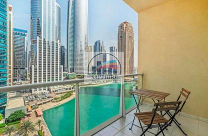 Apartment - Studio - 1 Bathroom for rent in Lake View Tower - JLT Cluster B - Jumeirah Lake Towers - Dubai