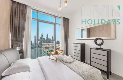 Apartment - 1 Bedroom - 1 Bathroom for rent in Beach Vista Tower 1 - Beach Vista - Emaar Beachfront - Dubai Harbour - Dubai