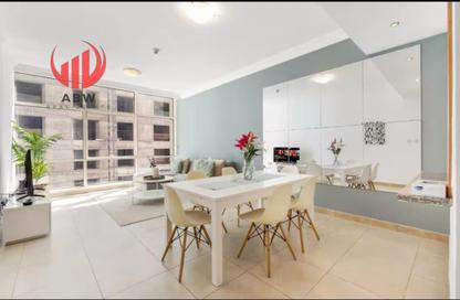 Apartment - 1 - 2 for rent in MAG 218 - Dubai Marina - Dubai