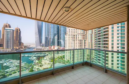 Apartment - 2 Bedrooms - 3 Bathrooms for rent in Al Mesk Tower - Emaar 6 Towers - Dubai Marina - Dubai