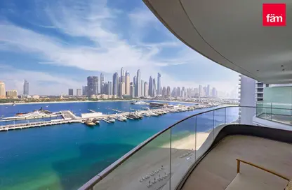 Apartment - 2 Bedrooms - 2 Bathrooms for rent in Palace Beach Residence Tower 2 - Palace Beach Residence - EMAAR Beachfront - Dubai Harbour - Dubai