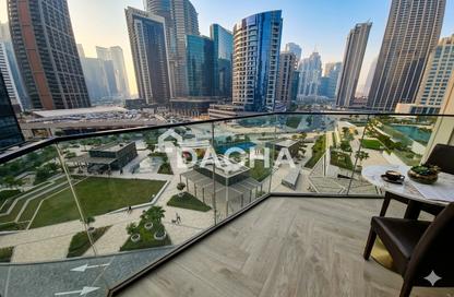 Apartment - Studio - 1 for rent in Peninsula Three - Peninsula - Business Bay - Dubai