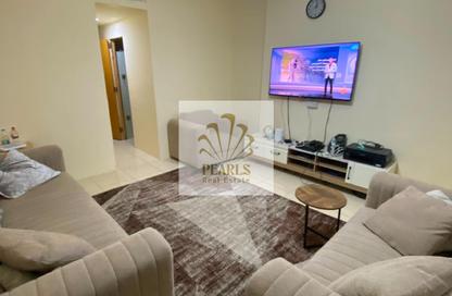 Apartment - 1 Bedroom - 2 Bathrooms for rent in Orient Tower 1 - Orient Towers - Al Bustan - Ajman