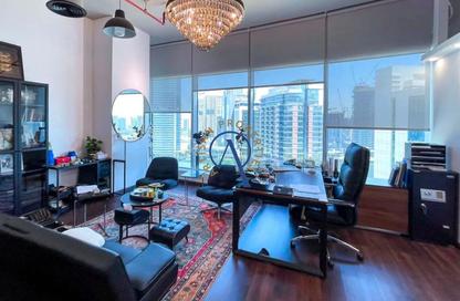 Office Space - Studio - 1 Bathroom for rent in The Prime Tower - Business Bay - Dubai