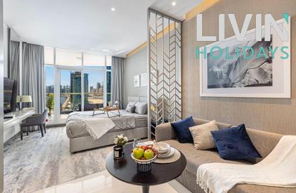 Apartment - Studio - 1 Bathroom for rent in Damac Maison Prive A - Damac Maison Prive - Business Bay - Dubai