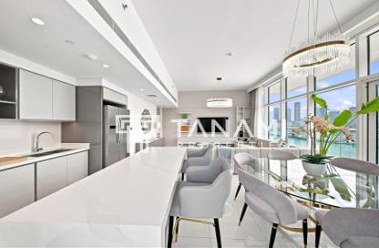 Apartment - 3 Bedrooms - 3 Bathrooms for rent in Sunrise Bay Tower 1 - Sunrise Bay - Emaar Beachfront - Dubai Harbour - Dubai