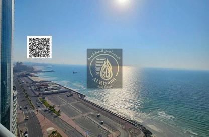 Apartment - 3 Bedrooms - 3 Bathrooms for rent in Ajman Corniche Residences - Ajman Corniche Road - Ajman