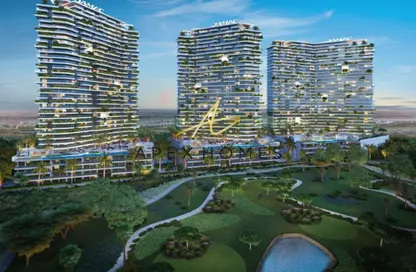 Apartment - 1 Bedroom - 2 Bathrooms for sale in Golf Greens 1 Tower A - Golf Greens 1 - Golf Greens - DAMAC Hills - Dubai
