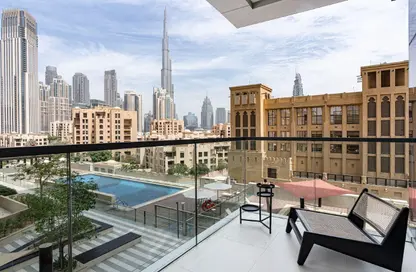 Apartment - 1 Bedroom - 2 Bathrooms for rent in Bellevue Tower 2 - Bellevue Towers - Downtown Dubai - Dubai