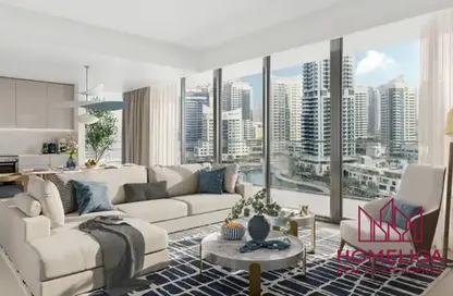 Apartment - 4 Bedrooms - 5 Bathrooms for sale in Marina Shores - Dubai Marina - Dubai