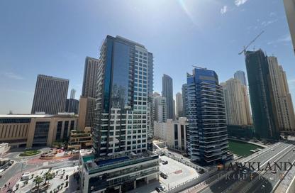 Apartment - Studio - 1 Bathroom for rent in Marina View Tower A - Marina View - Dubai Marina - Dubai