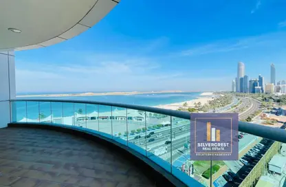 Duplex - 4 Bedrooms - 5 Bathrooms for rent in Bel Ghailam Tower - Corniche Road - Abu Dhabi
