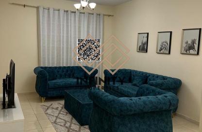 Apartment - 1 Bedroom - 2 Bathrooms for rent in Orient Tower 1 - Orient Towers - Al Bustan - Ajman