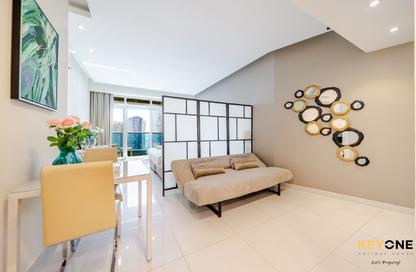 Apartment - Studio - 1 for rent in Damac Maison The Vogue - Business Bay - Dubai