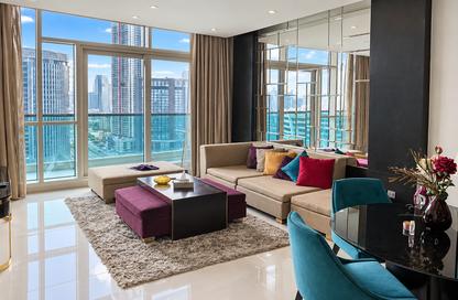 Apartment - 1 - 2 for rent in Upper Crest - Downtown Dubai - Dubai