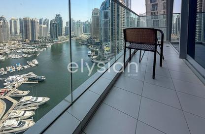 Apartment - 2 Bedrooms - 3 Bathrooms for rent in Damac Heights - Dubai Marina - Dubai
