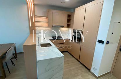 Apartment - 1 Bedroom - 2 Bathrooms for rent in AURA by Grovy - District 14 - Jumeirah Village Circle - Dubai