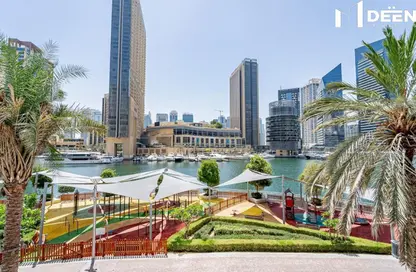 Shop - Studio - 2 Bathrooms for rent in Bay Central 3 - Dubai Marina - Dubai