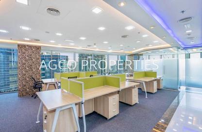 Office Space - Studio - 1 Bathroom for rent in The Binary Tower - Business Bay - Dubai