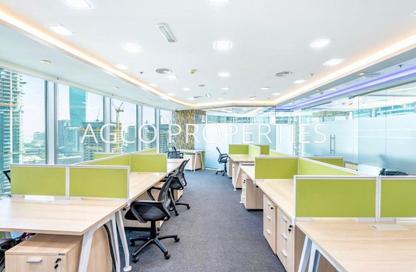 Office Space - Studio - 1 Bathroom for rent in The Binary Tower - Business Bay - Dubai