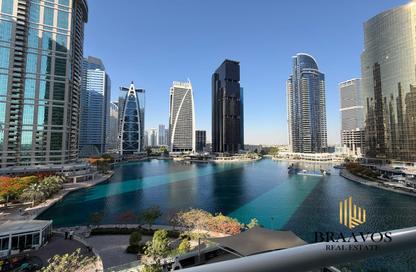 Apartment - Studio - 1 Bathroom for rent in Lake Terrace - JLT Cluster D - Jumeirah Lake Towers - Dubai